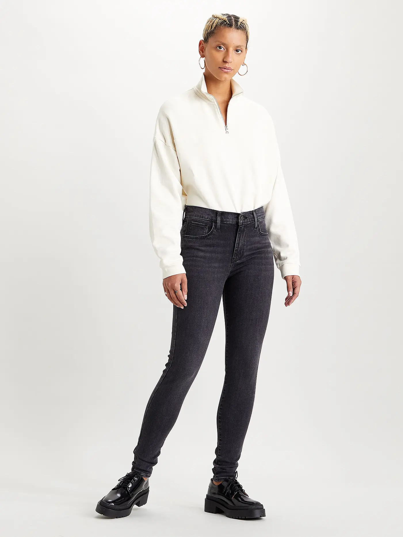 LEVI'S® | Jeans Super Skinny Fit Highwaist 720 | grau